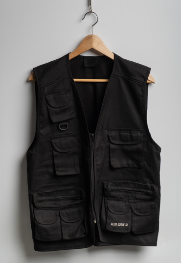 Vest Black - Sand