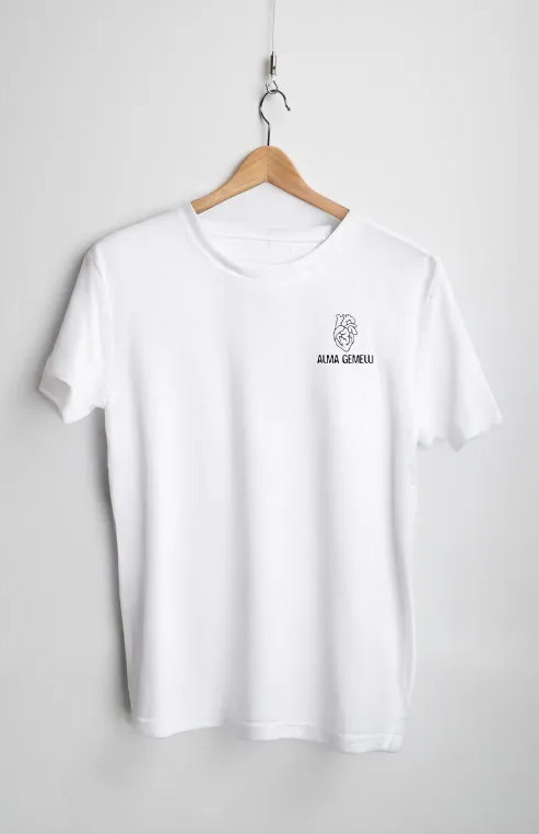 T-SHIRT MILF "LARGE" BLACK - WHITE