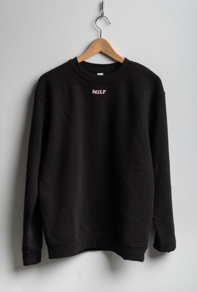 Sweatshirt MILF Black