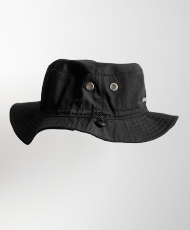 FISHERMAN HAT BLACK AND BEIGE