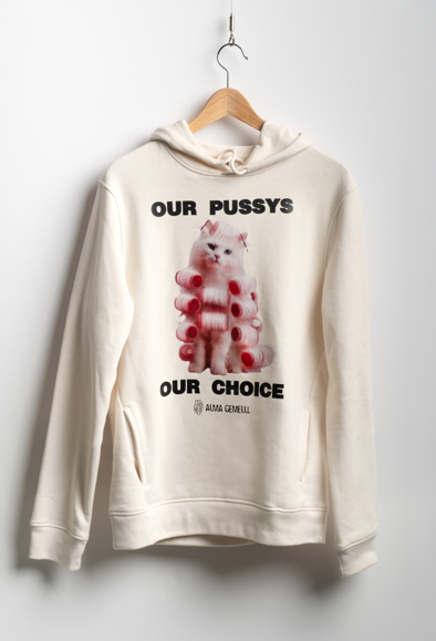 Beige "Our Pussy" Hoodie
