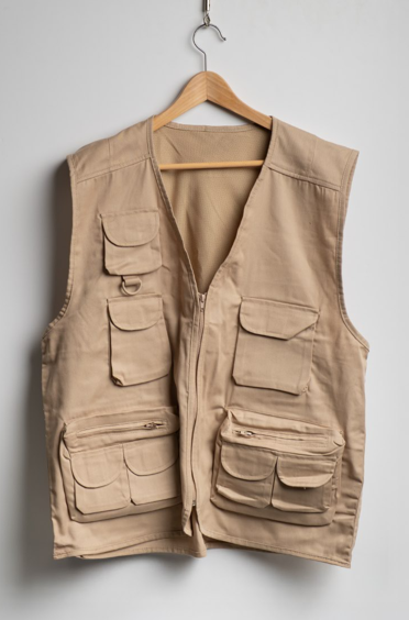 VEST BLACK - SAND