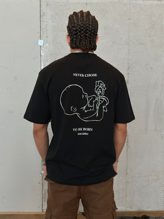 T-Shirt "Never Choose" - Nera