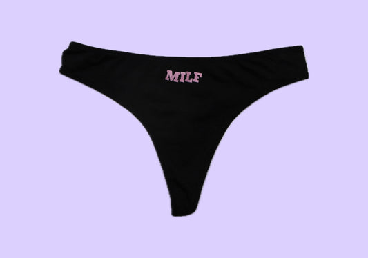 Black MILF Thong