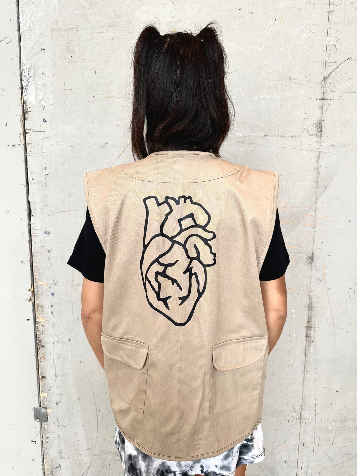 Beige Multitasking Vest