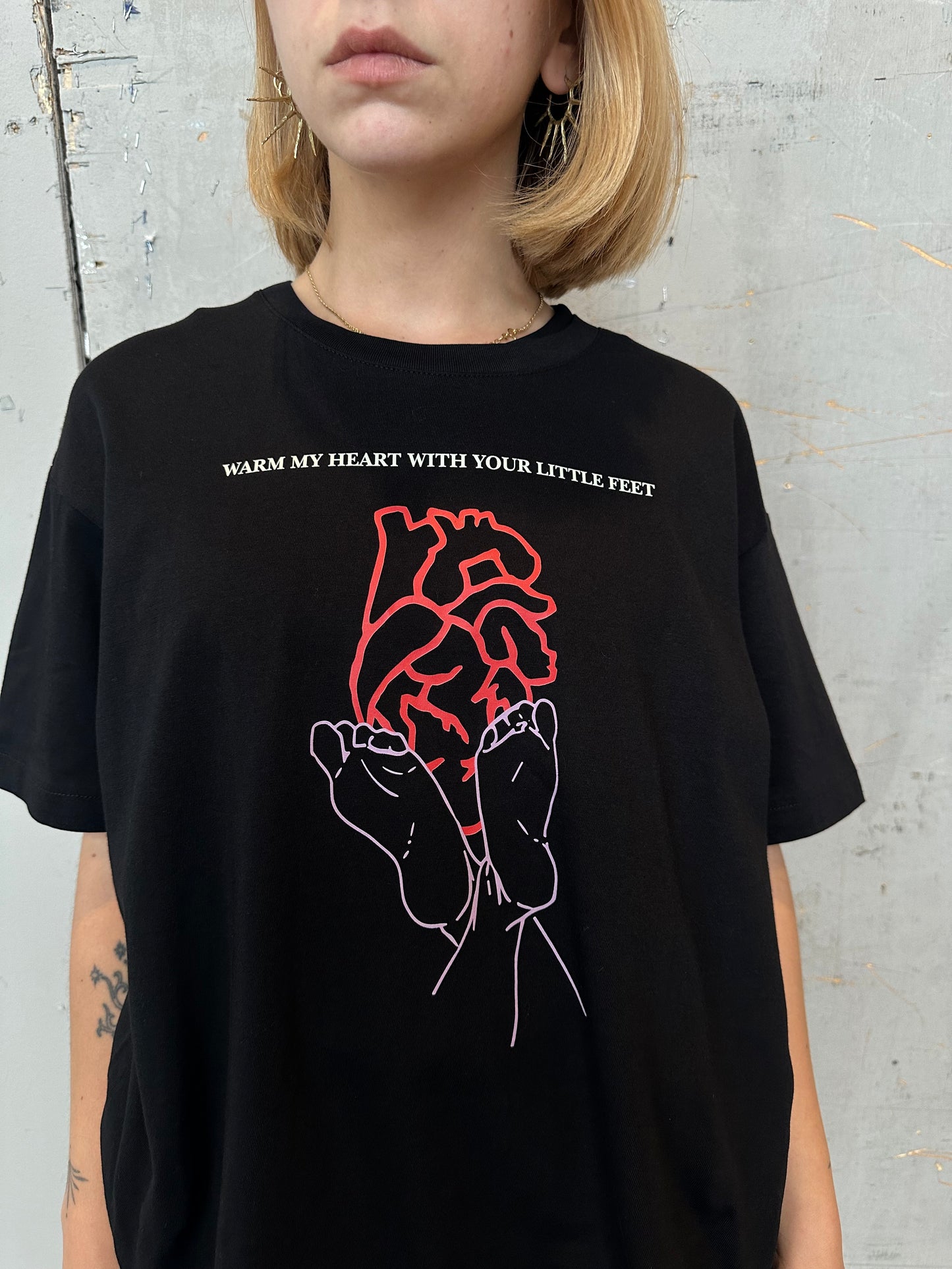 "Warm My Heart" Black T-Shirt