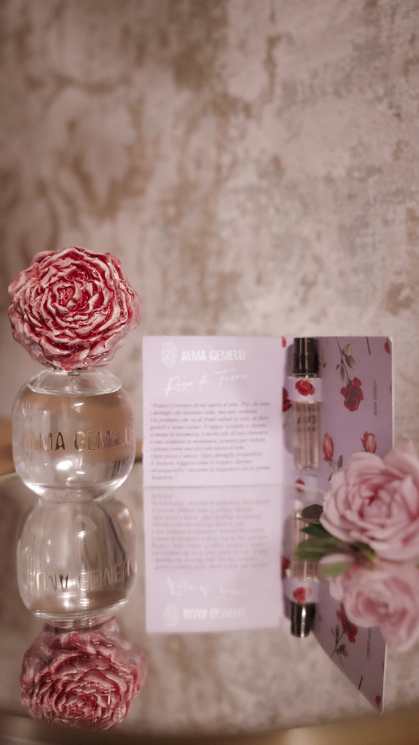 "Grappolo di Cuore,Prato Fiorito, Rosa di fiore” Sample Vials