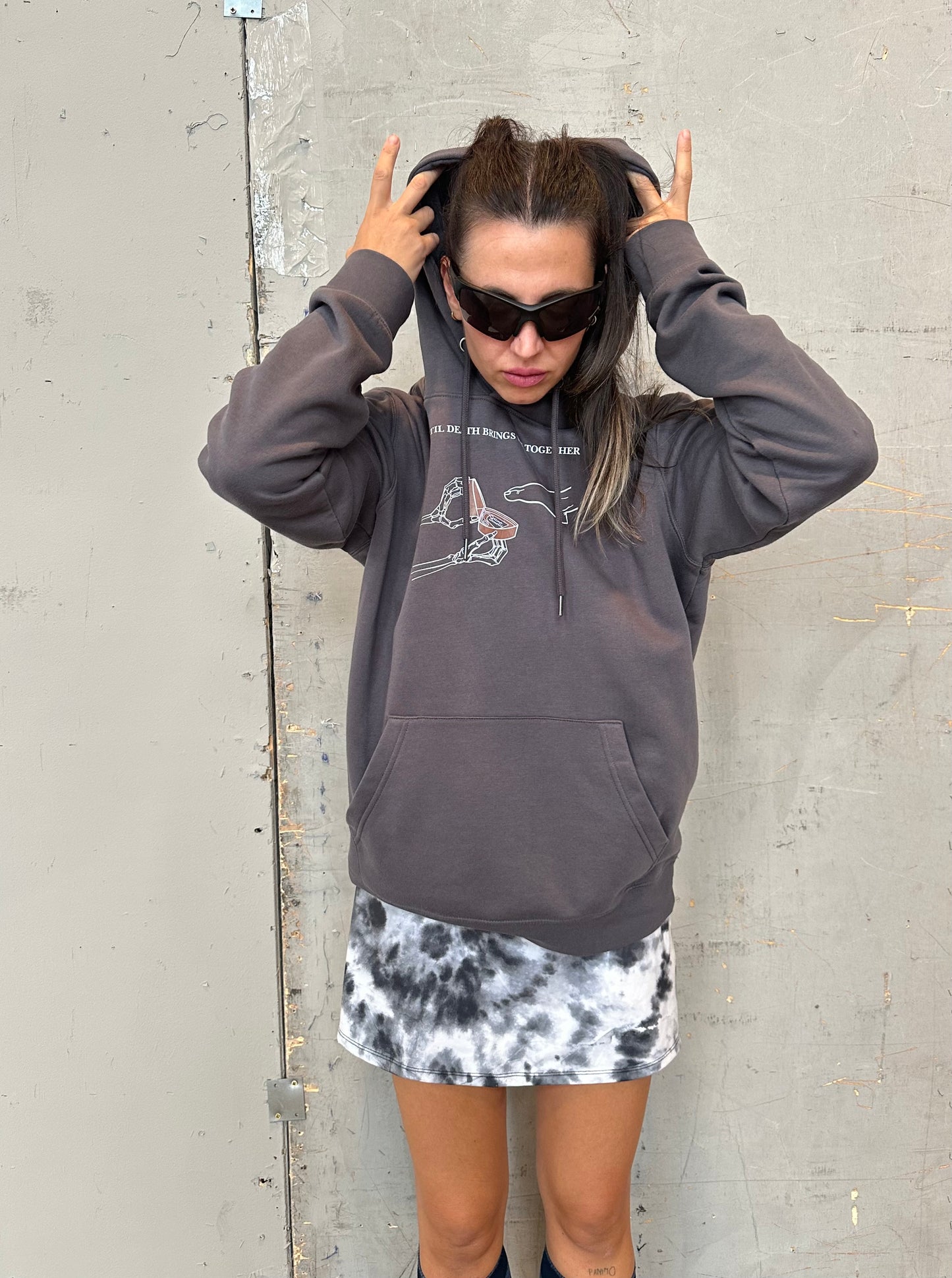 "Until Death" Anthracite Hoodie