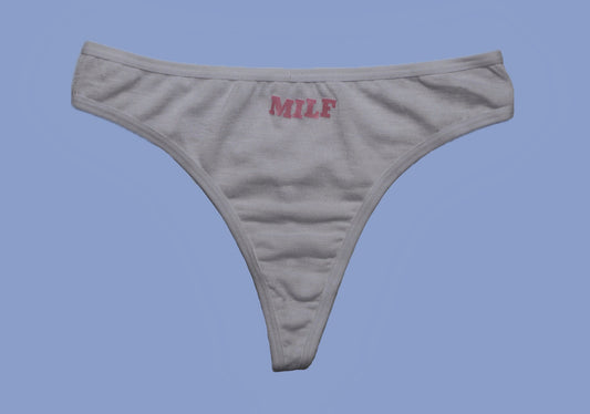 White MILF Thong