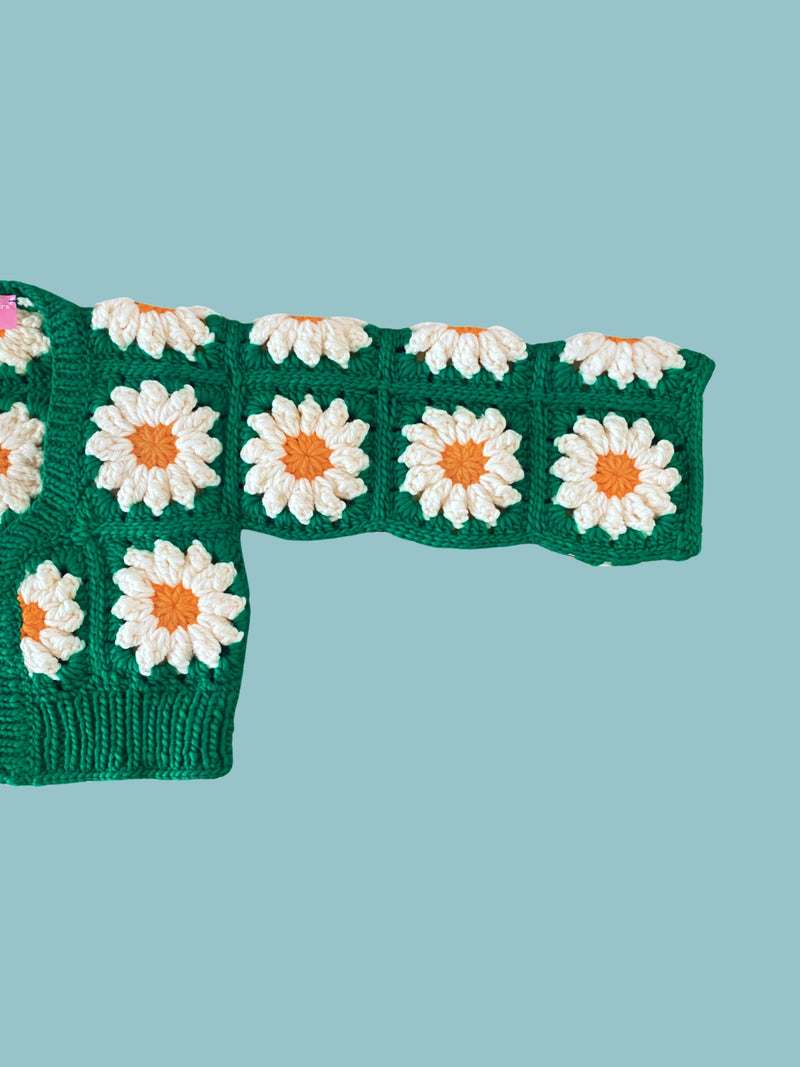 MAGLIONE IN LANA COLOSSAL DAISIES
