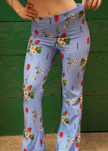 LEGGINS A ZAMPA ''GRAPPOLO DI CUORE''