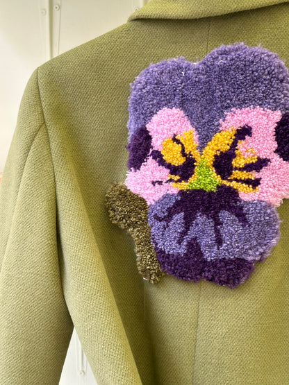 CAPPOTTO GIARDINO CON VIOLA